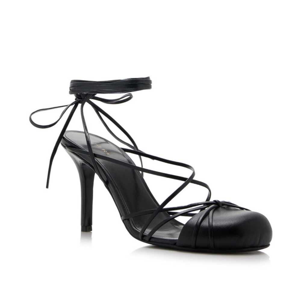 The Row Black 'Joan' Sandals